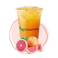 Grapefruit tea matchatime bubble tea store