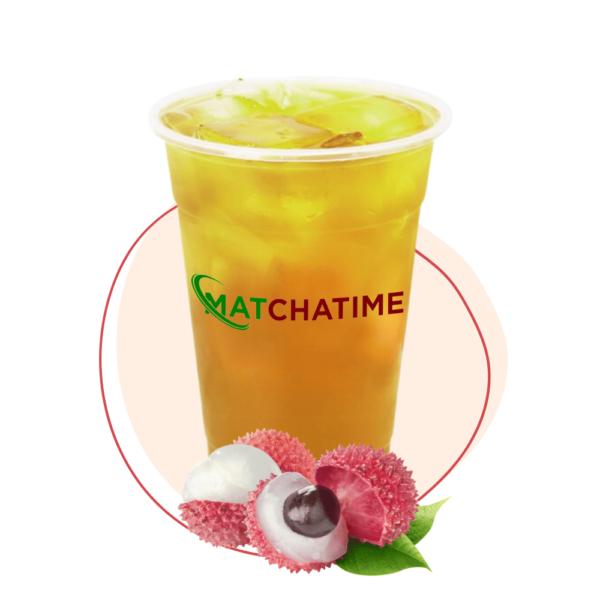 Lychee Fruit Tea matchatime bubble tea store