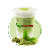 Matcha cheese milk foam matchatime bubble tea store