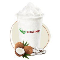 coconut slush matchatime bubble tea store